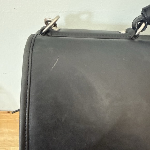 Coach Thompson Executive Black Leather Laptop Bag Briefcase Attache 6455 - Picture 3 of 16